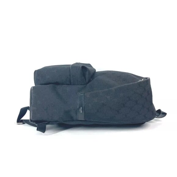 CELINE Triomph logo bag backpack Backpack Canvas / Leather Black main image 14